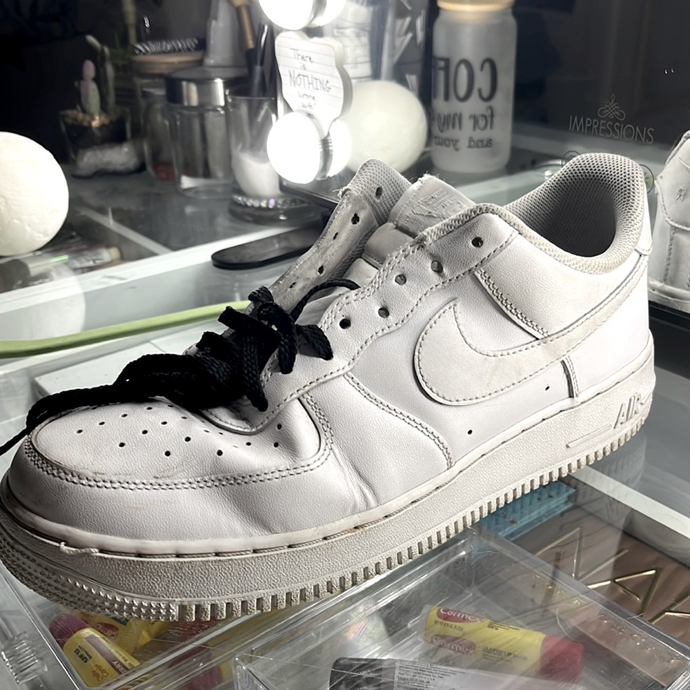 White Nike Air Forces
